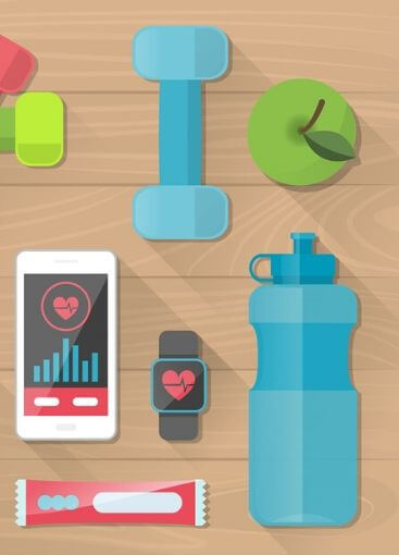 gym and health related items
