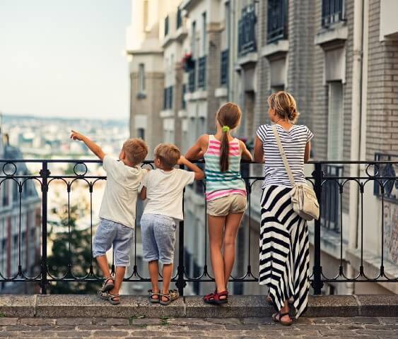 Family Traveling Internationally