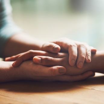 Holding hands
