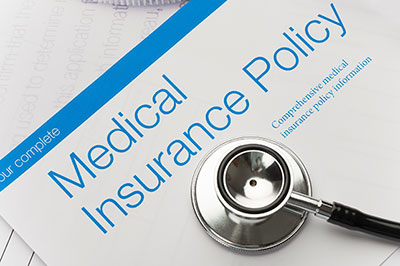 Medical Insurance Policy with stethoscope